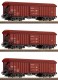 66042  Roco 3 Piece Set: Clay car